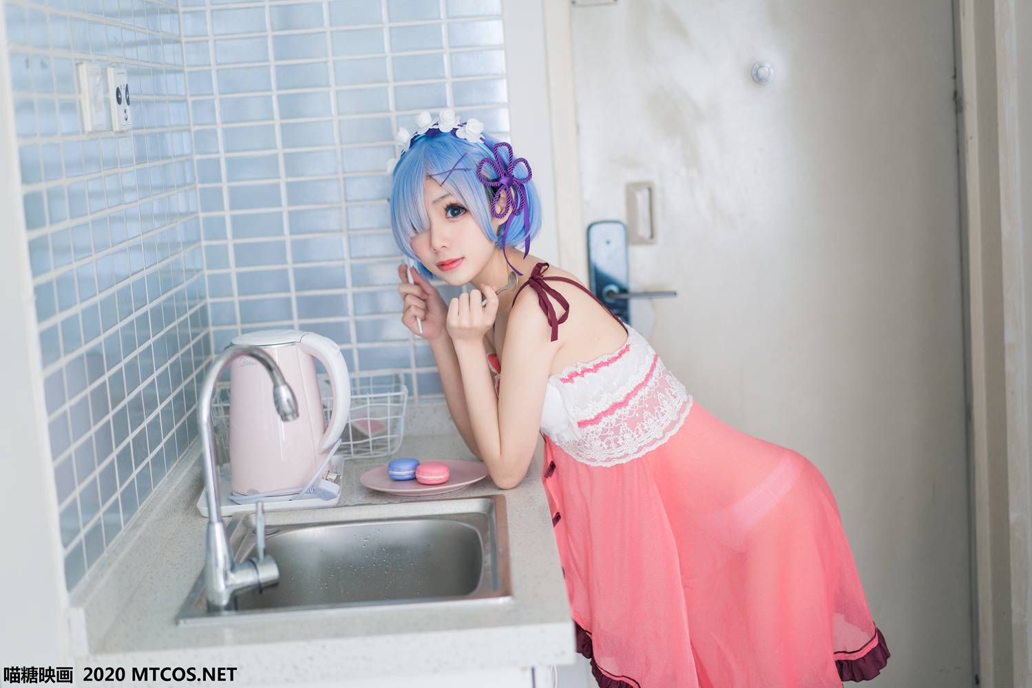 图片[26]-[喵糖映画] VOL.112 蕾姆睡衣 在线浏览 – 速更版-美库