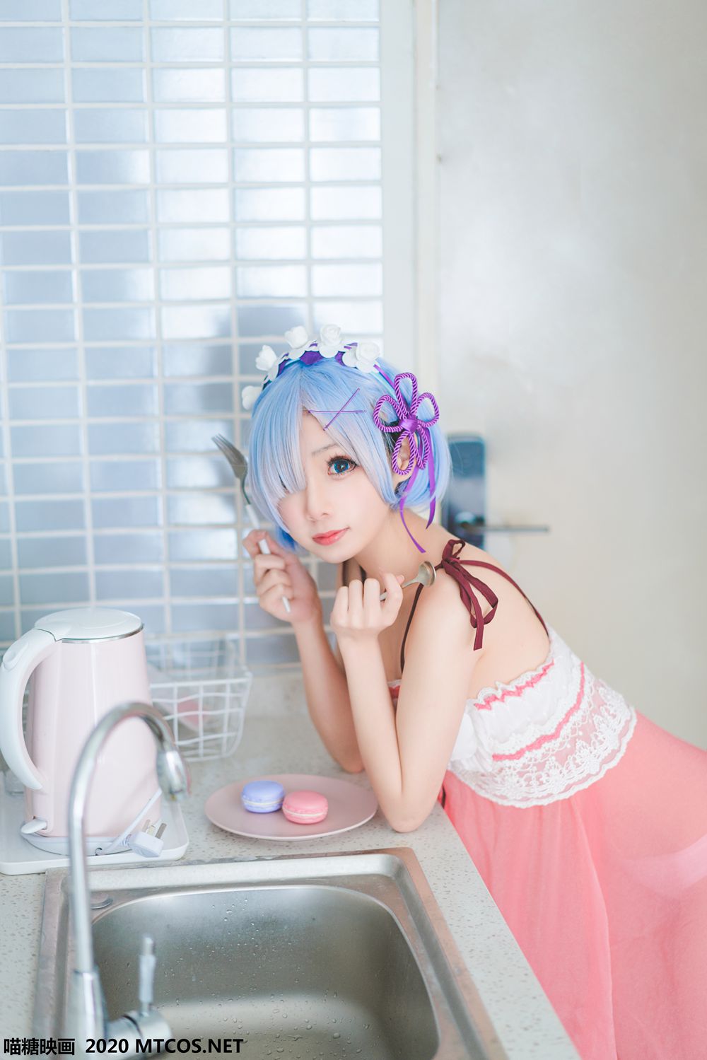 图片[27]-[喵糖映画] VOL.112 蕾姆睡衣 在线浏览 – 速更版-美库