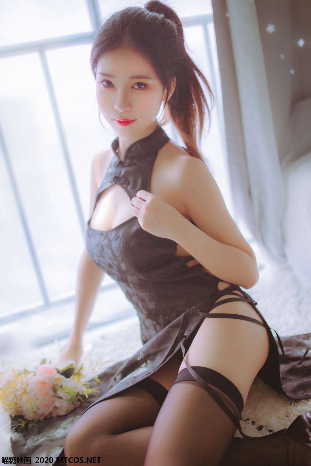 图片[36]-[喵糖映画] VOL.114 黑白旗袍双子 在线浏览 – 速更版-美库