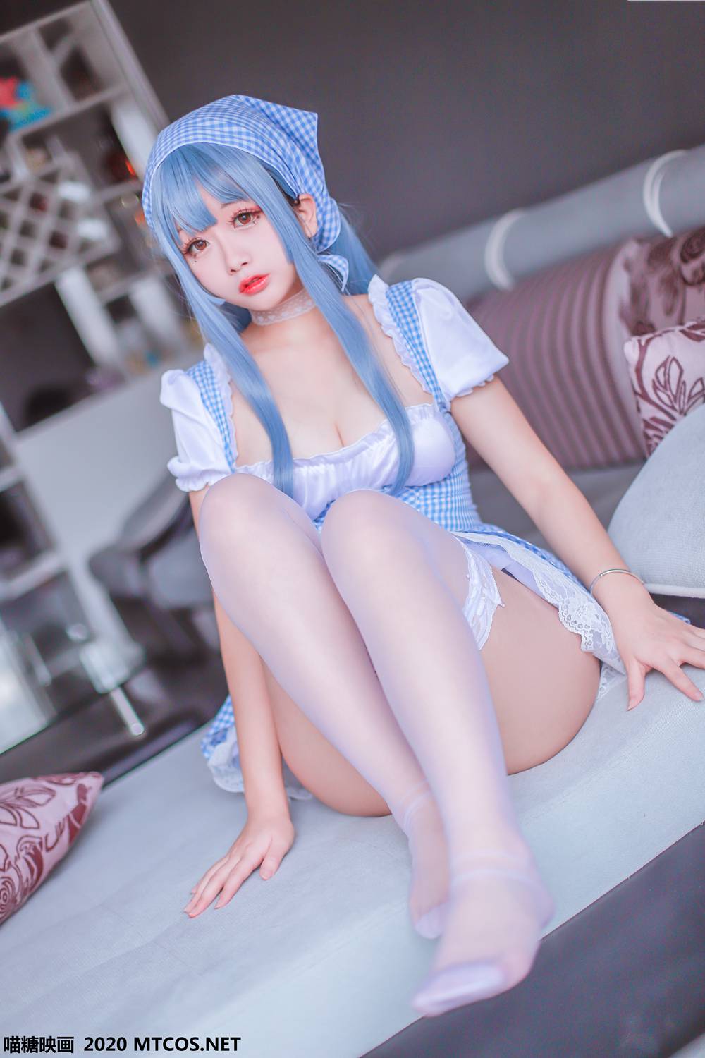 图片[33]-[喵糖映画] VOL.122 蓝色女仆 在线浏览 – 速更版-美库