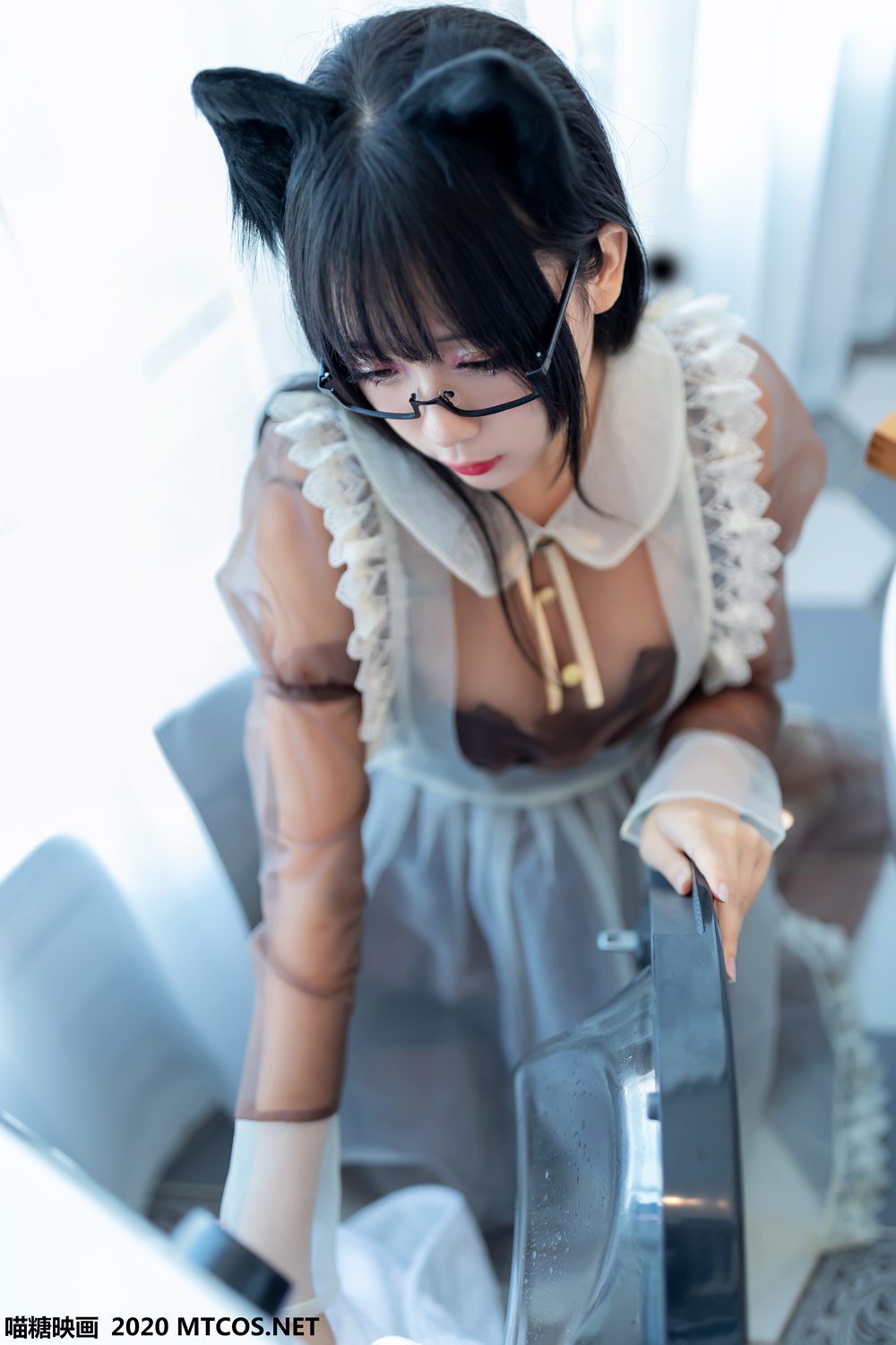 图片[29]-[喵糖映画] VOL.125 棕色透明女仆 在线浏览 – 速更版-美库