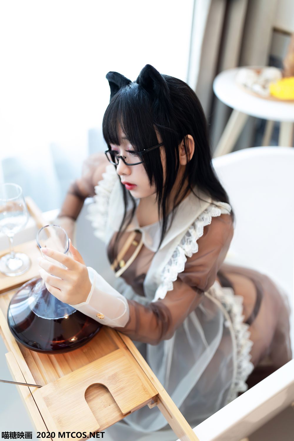 图片[33]-[喵糖映画] VOL.125 棕色透明女仆 在线浏览 – 速更版-美库