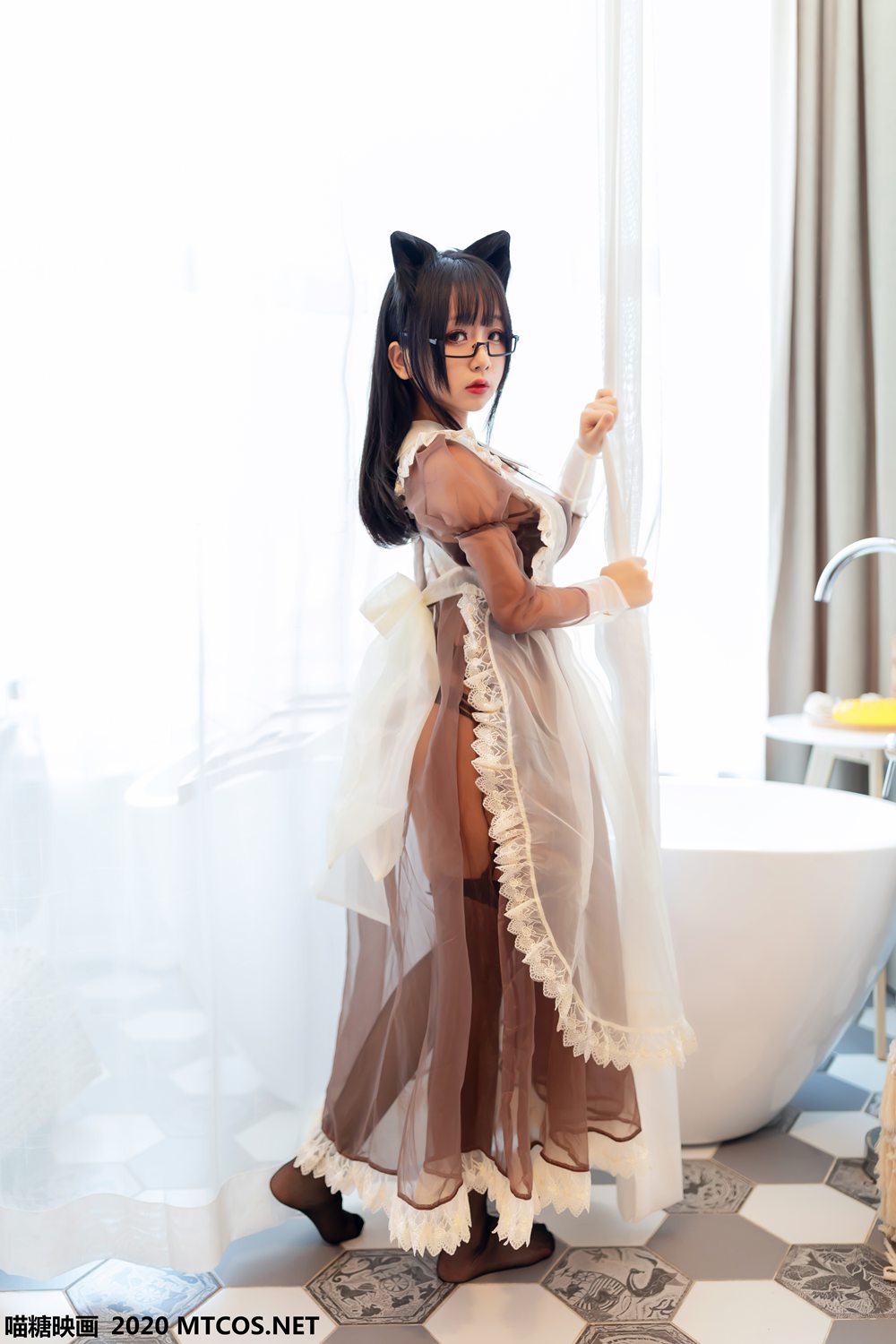 图片[36]-[喵糖映画] VOL.125 棕色透明女仆 在线浏览 – 速更版-美库