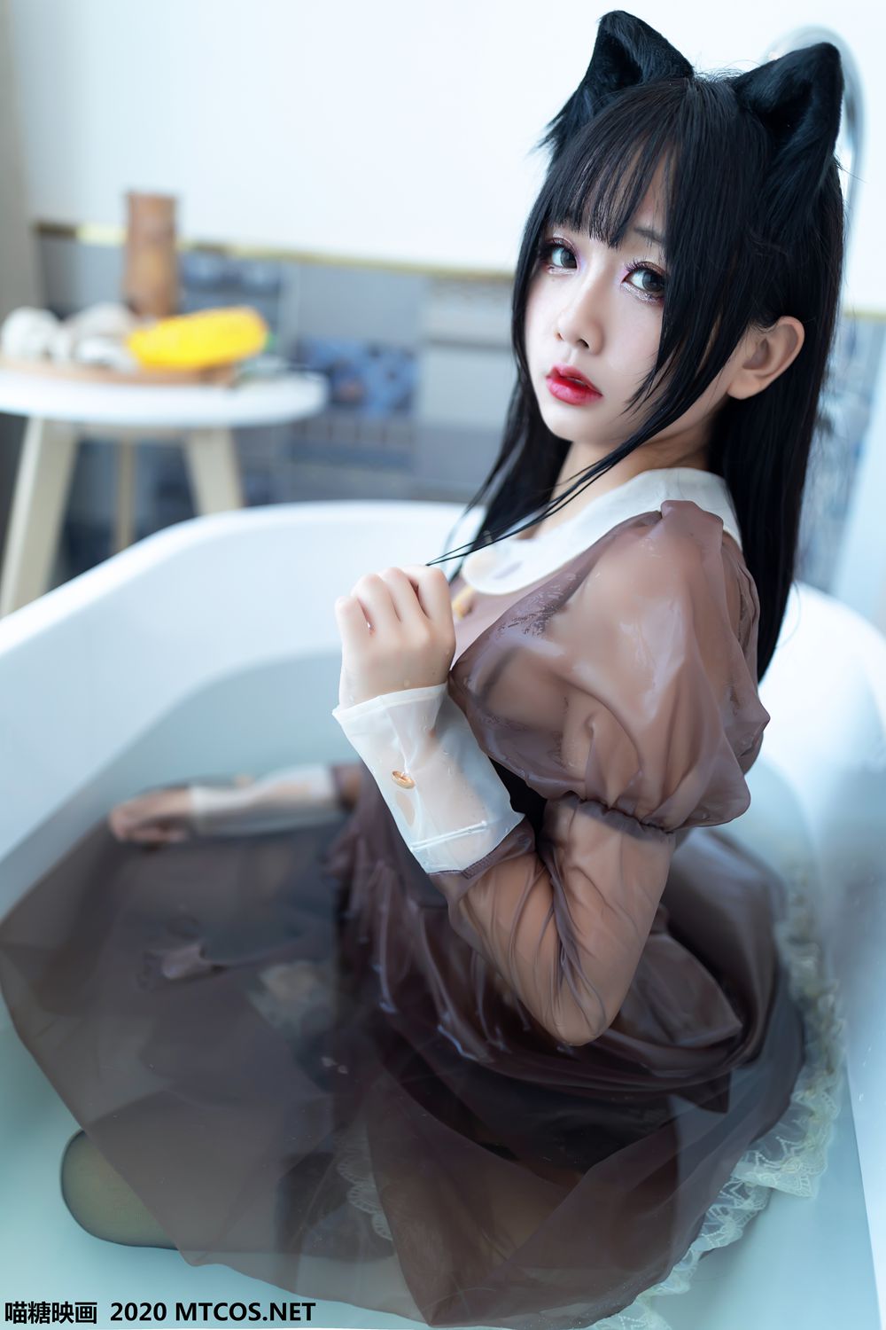 图片[39]-[喵糖映画] VOL.125 棕色透明女仆 在线浏览 – 速更版-美库