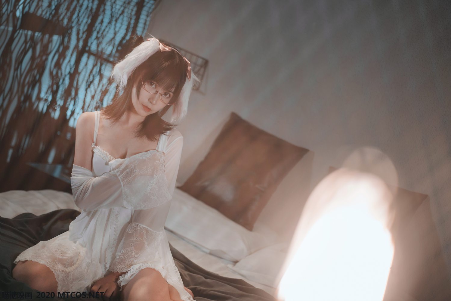 图片[14]-[喵糖映画] VOL.139 白色私房睡裙 在线浏览 – 速更版-美库