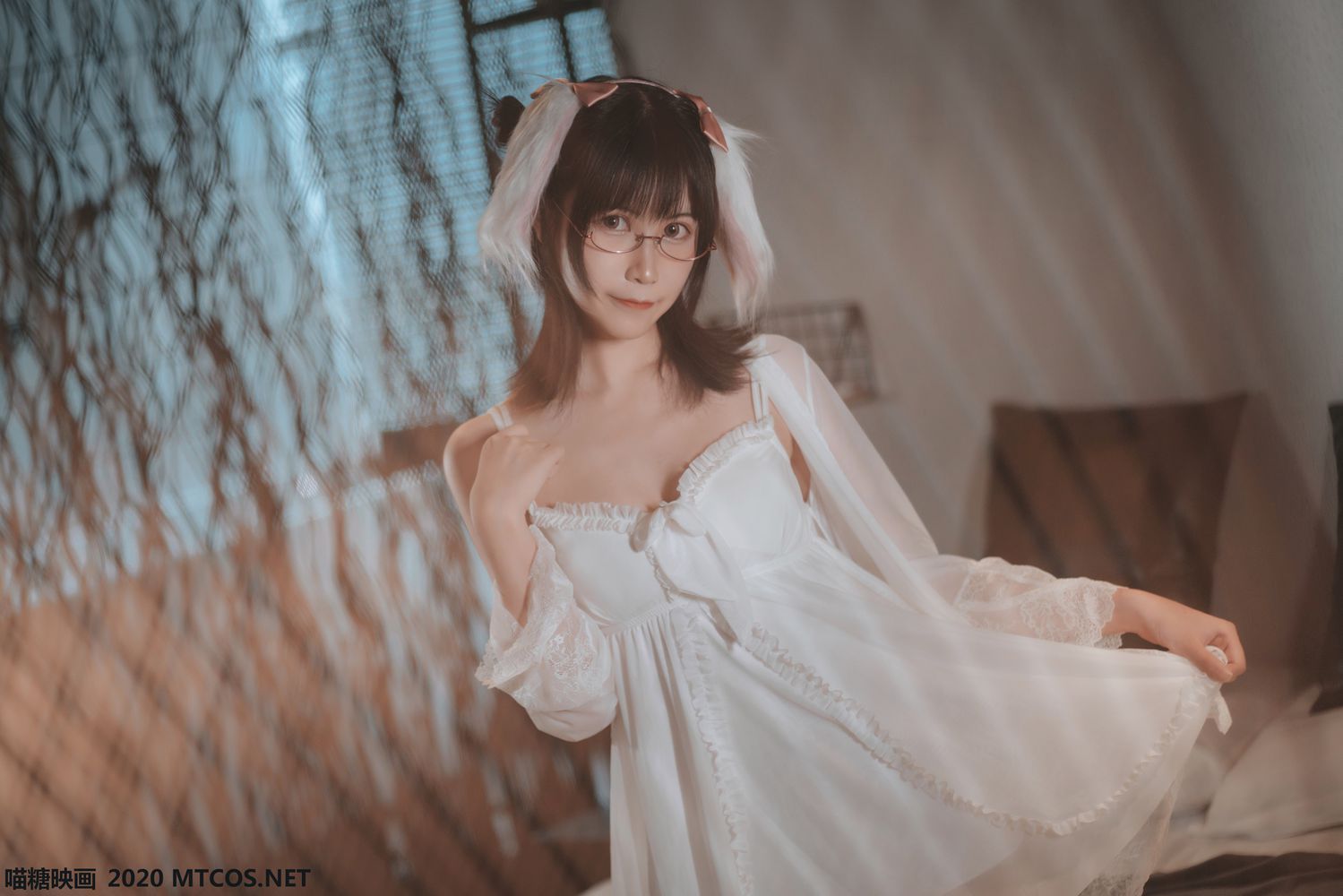 图片[16]-[喵糖映画] VOL.139 白色私房睡裙 在线浏览 – 速更版-美库