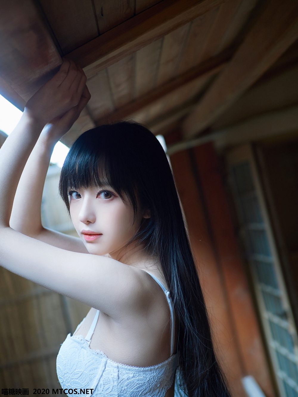 图片[23]-[喵糖映画] VOL.147 白色泳装之温泉 在线浏览 – 速更版-美库