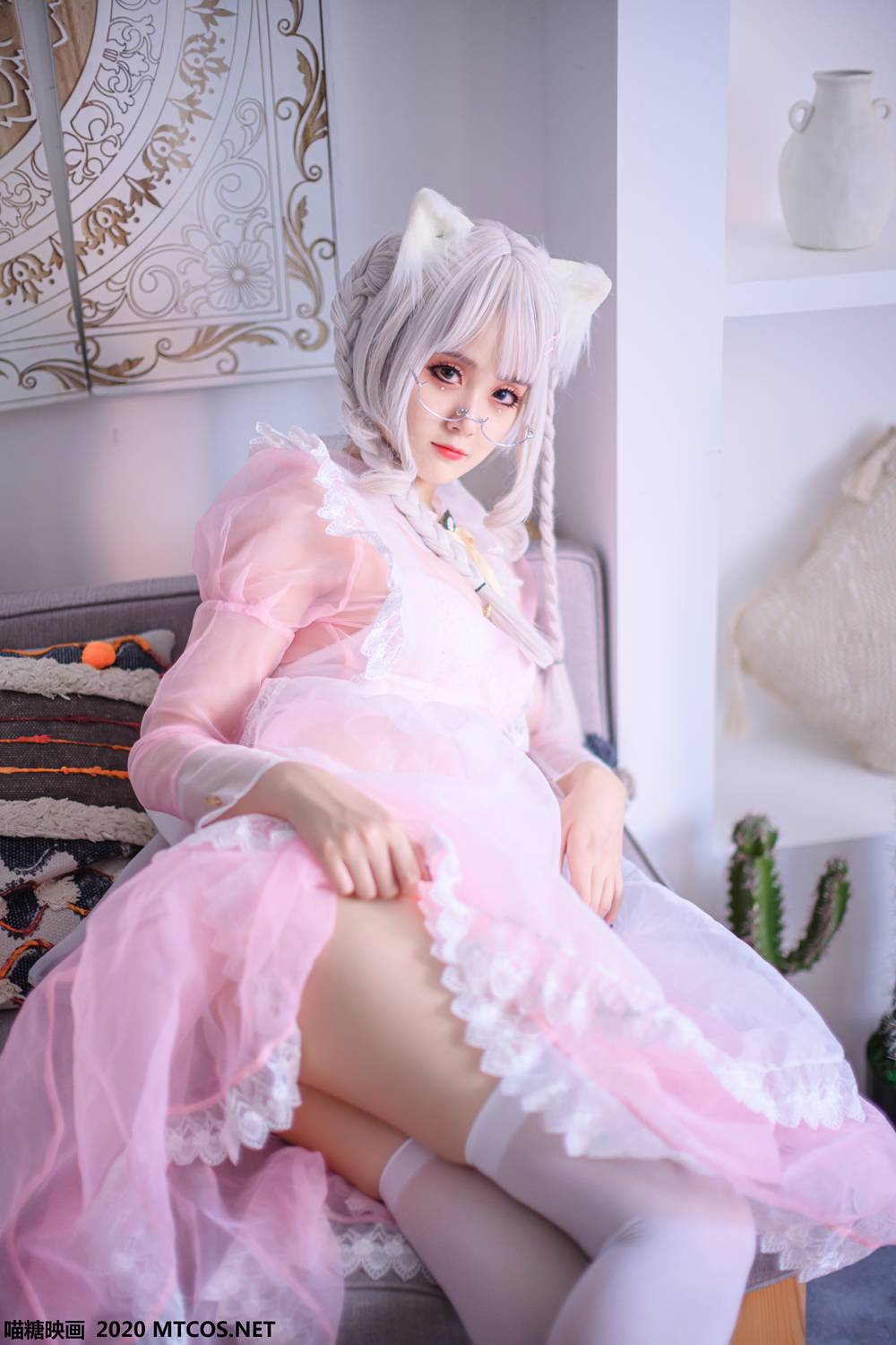 图片[17]-[喵糖映画] VOL.149 粉色透明女仆 在线浏览 – 速更版-美库