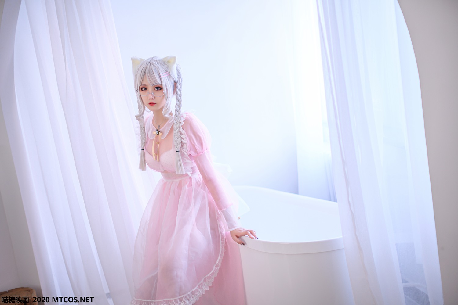 图片[22]-[喵糖映画] VOL.149 粉色透明女仆 在线浏览 – 速更版-美库