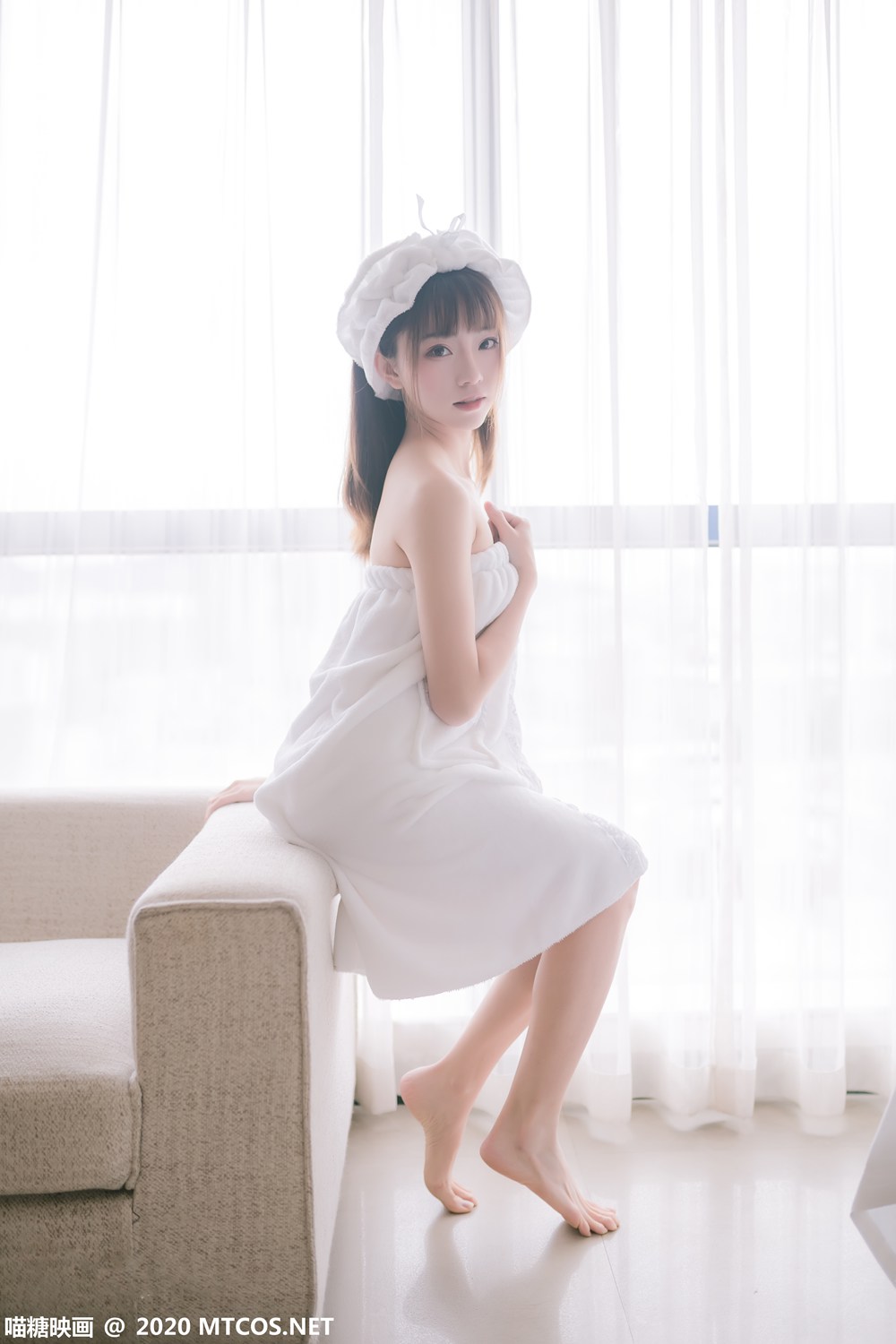 图片[10]-[喵糖映画] VOL.158 纯白浴巾 在线浏览 – 速更版-美库