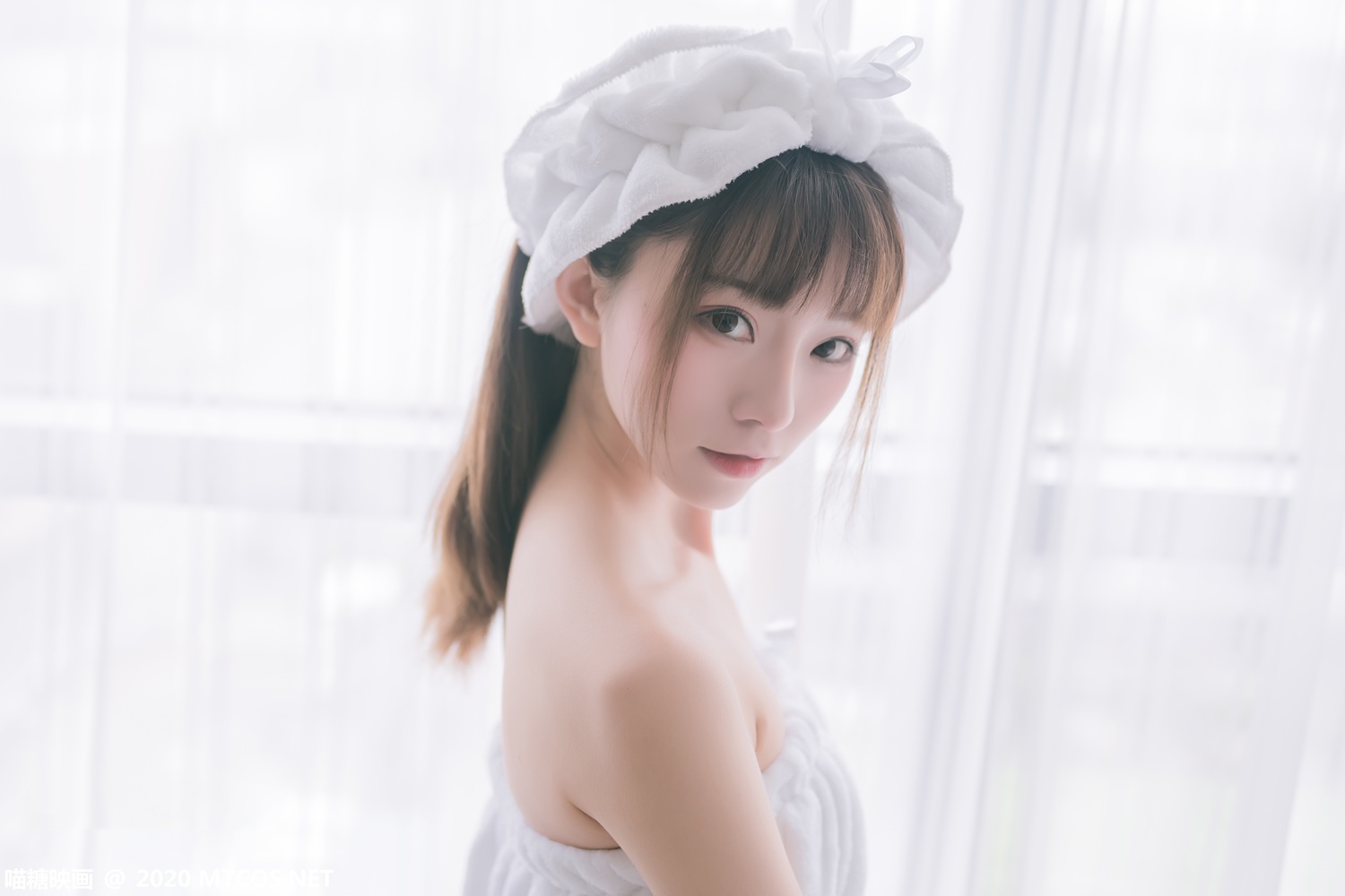 图片[11]-[喵糖映画] VOL.158 纯白浴巾 在线浏览 – 速更版-美库