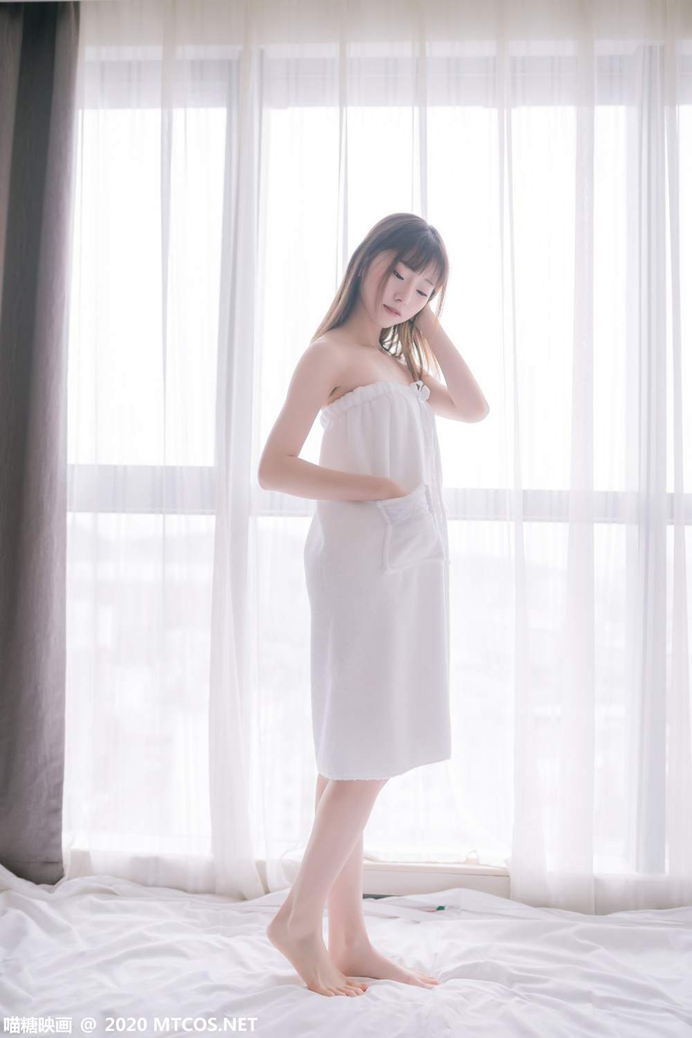 图片[20]-[喵糖映画] VOL.158 纯白浴巾 在线浏览 – 速更版-美库