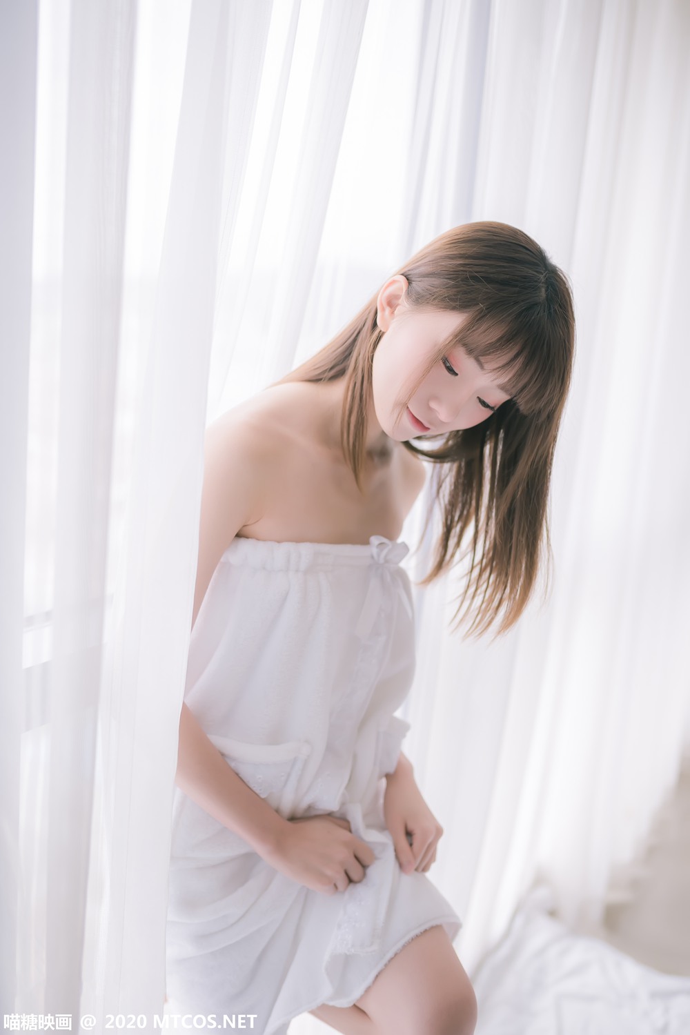 图片[21]-[喵糖映画] VOL.158 纯白浴巾 在线浏览 – 速更版-美库