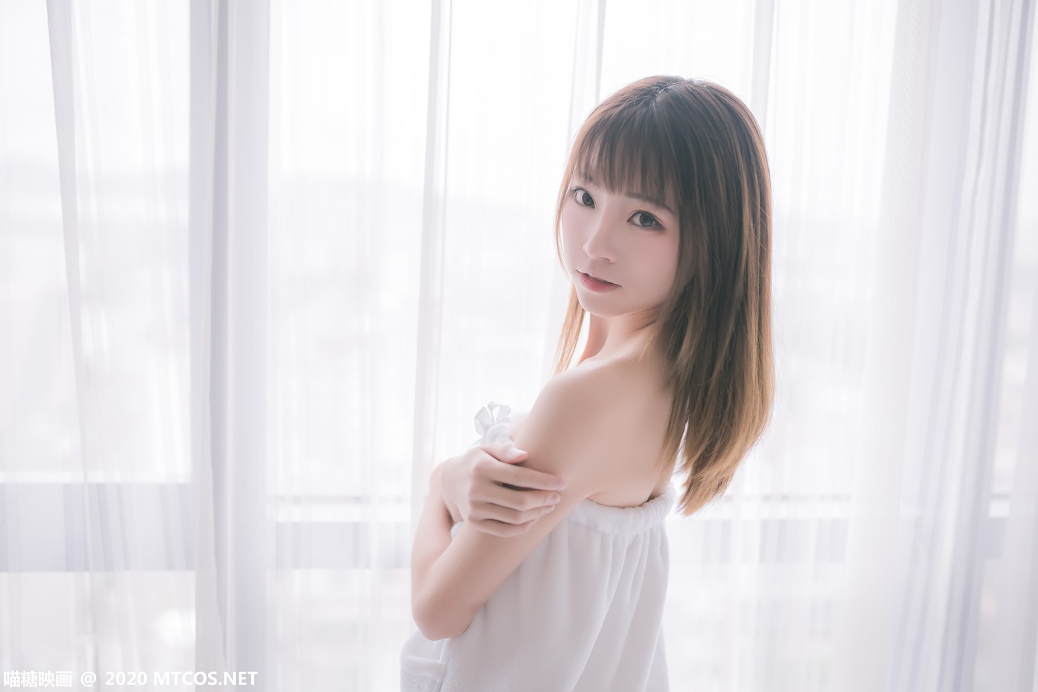 图片[22]-[喵糖映画] VOL.158 纯白浴巾 在线浏览 – 速更版-美库