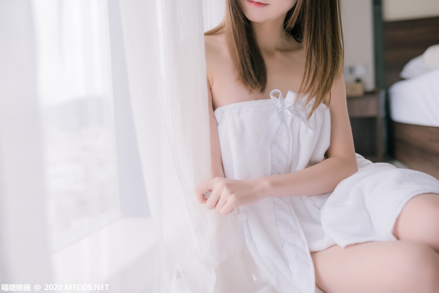 图片[32]-[喵糖映画] VOL.158 纯白浴巾 在线浏览 – 速更版-美库