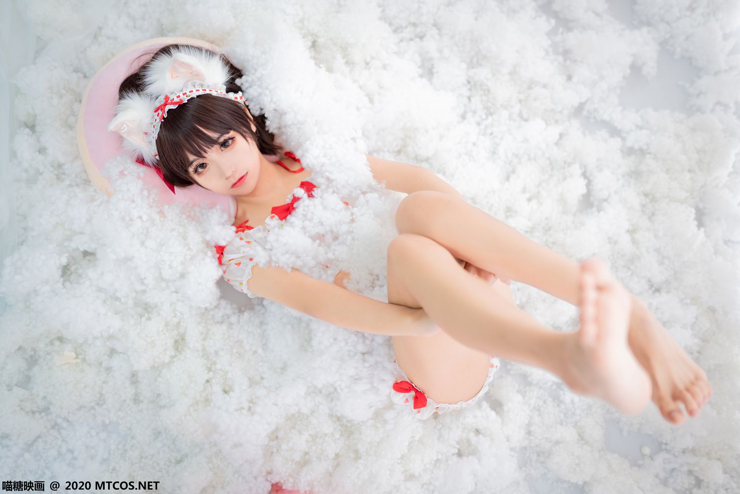 图片[24]-[喵糖映画] VOL.155 草莓印花小夜衣 在线浏览 – 速更版-美库