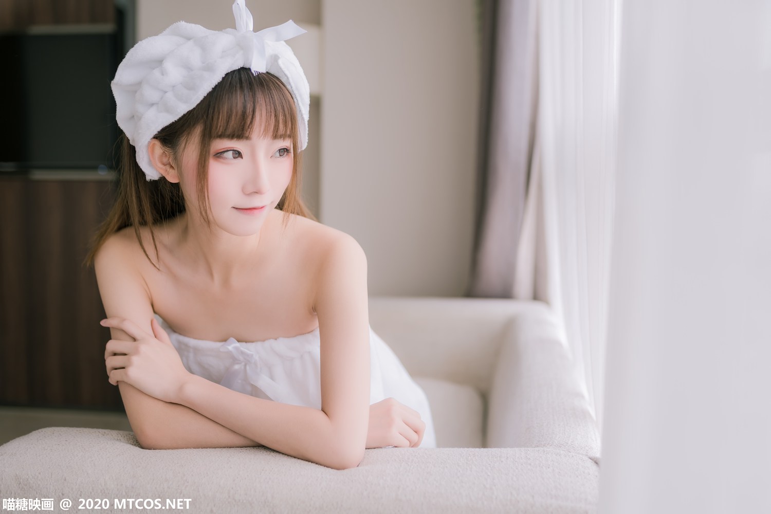 图片[43]-[喵糖映画] VOL.158 纯白浴巾 在线浏览 – 速更版-美库