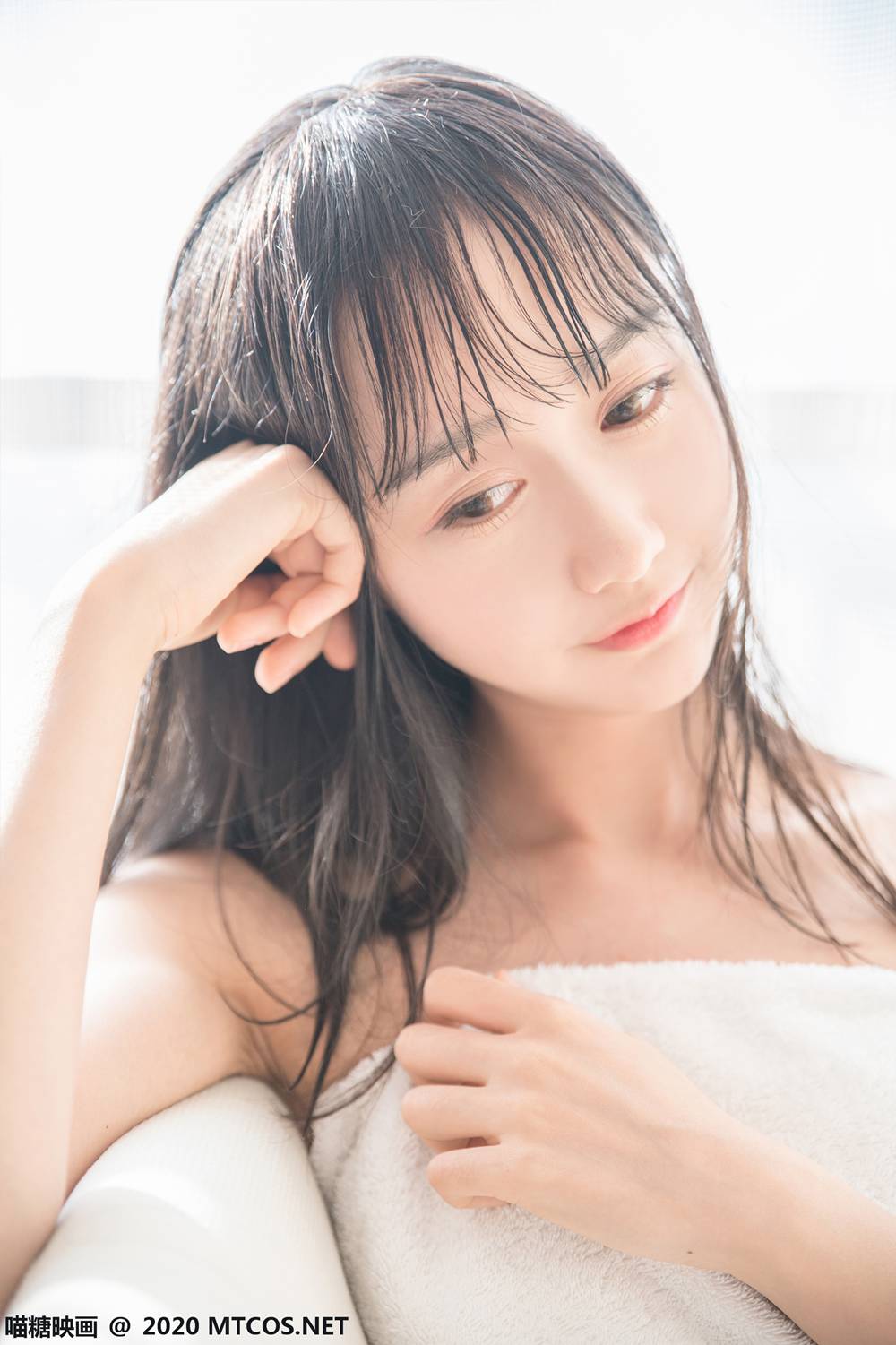 图片[58]-[喵糖映画] VOL.174 纯白浴巾 在线浏览 – 速更版-美库