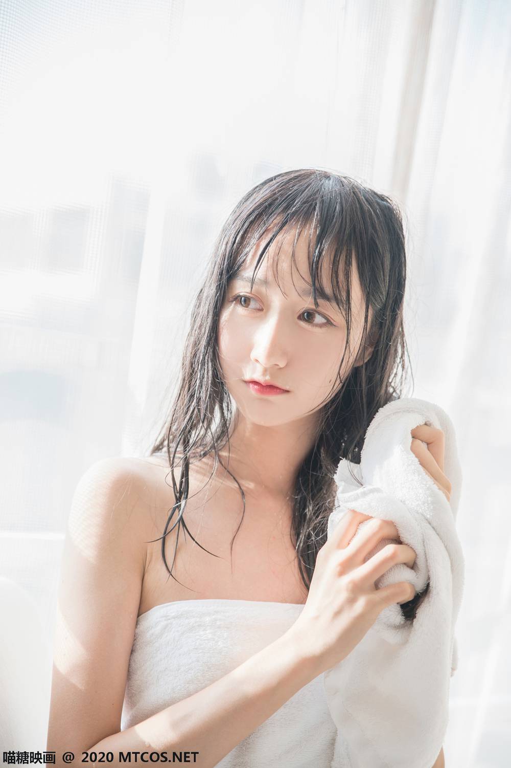 图片[32]-[喵糖映画] VOL.174 纯白浴巾 在线浏览 – 速更版-美库