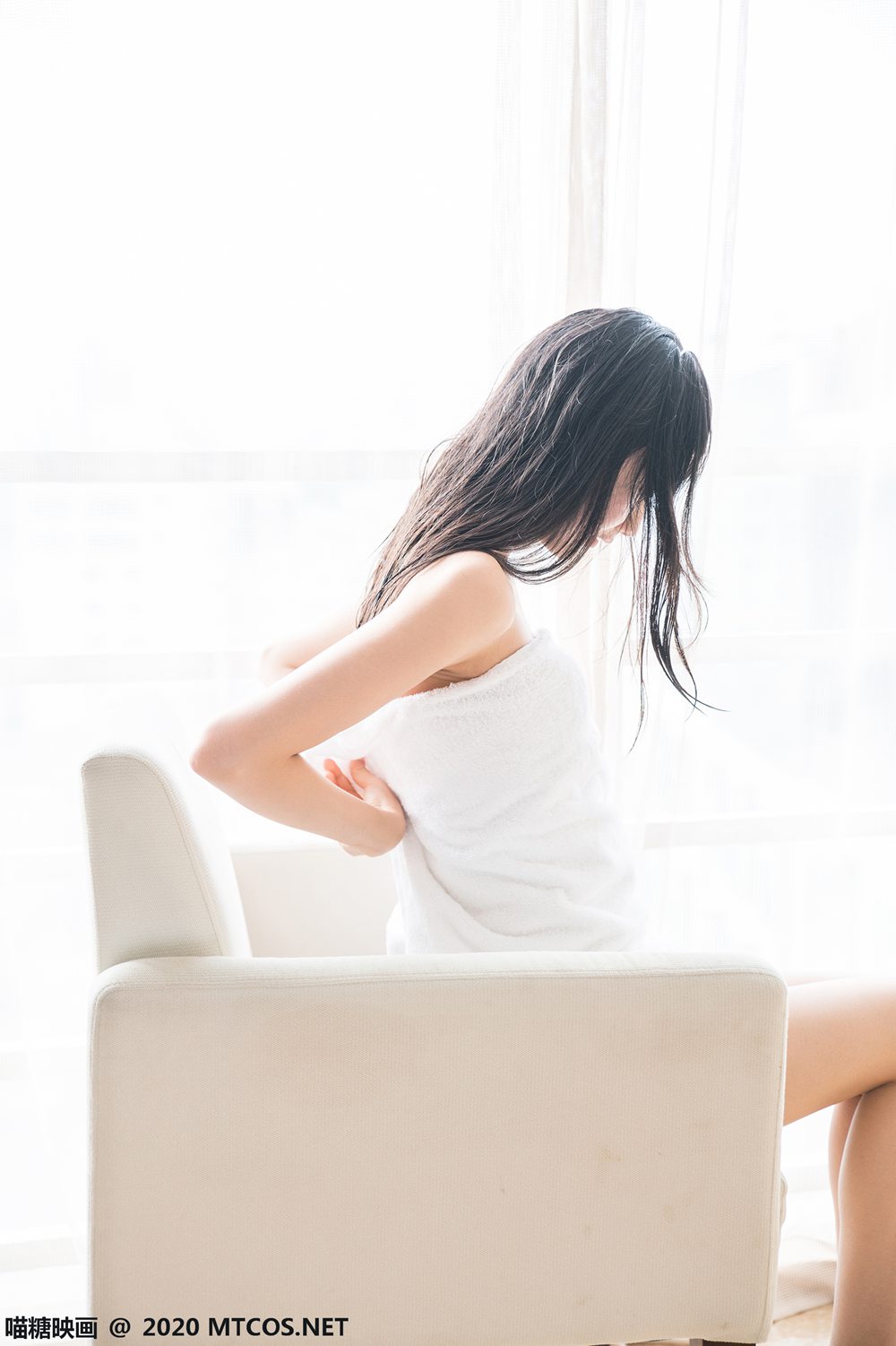 图片[54]-[喵糖映画] VOL.174 纯白浴巾 在线浏览 – 速更版-美库