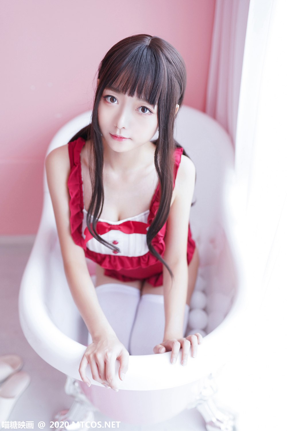 图片[38]-[喵糖映画] VOL.179 粉色浴缸泡泡 在线浏览 – 速更版-美库
