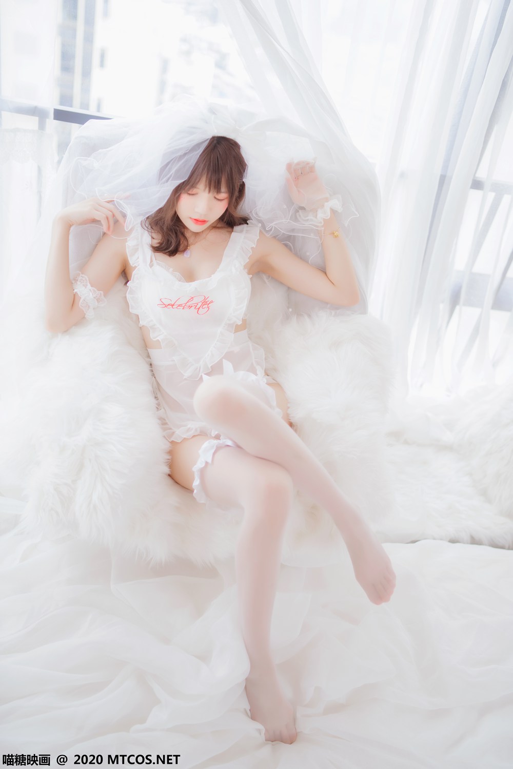 图片[10]-[喵糖映画] VOL.186 纯白轻纱 在线浏览 – 速更版-美库