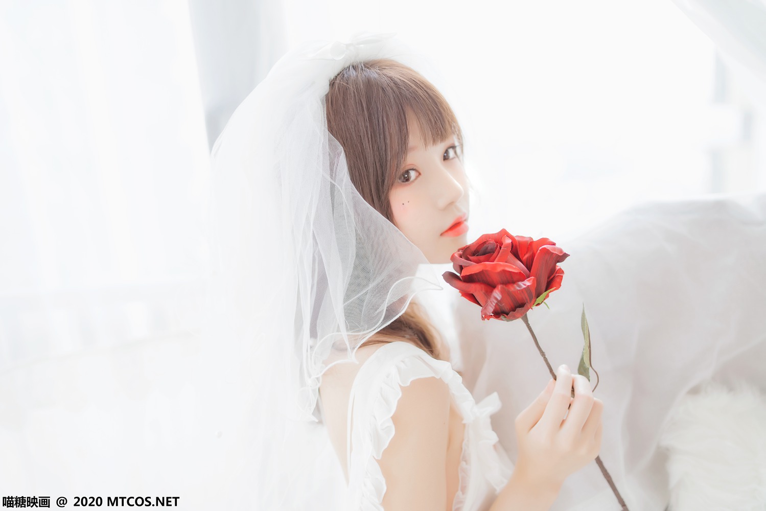 图片[14]-[喵糖映画] VOL.186 纯白轻纱 在线浏览 – 速更版-美库