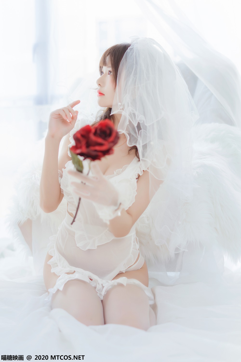 图片[19]-[喵糖映画] VOL.186 纯白轻纱 在线浏览 – 速更版-美库