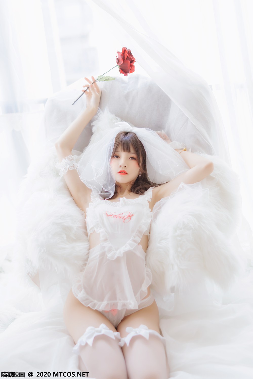 图片[21]-[喵糖映画] VOL.186 纯白轻纱 在线浏览 – 速更版-美库