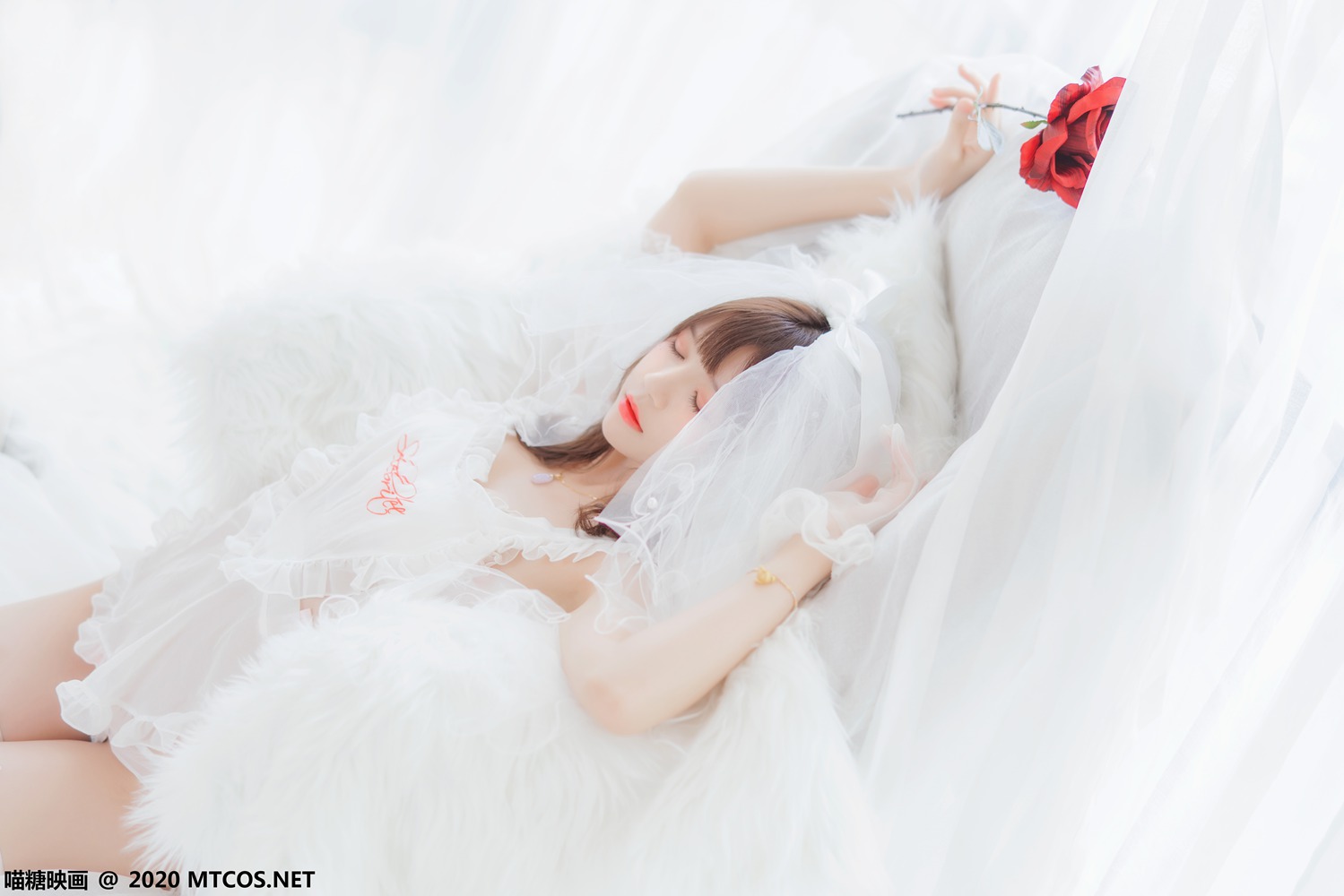 图片[24]-[喵糖映画] VOL.186 纯白轻纱 在线浏览 – 速更版-美库