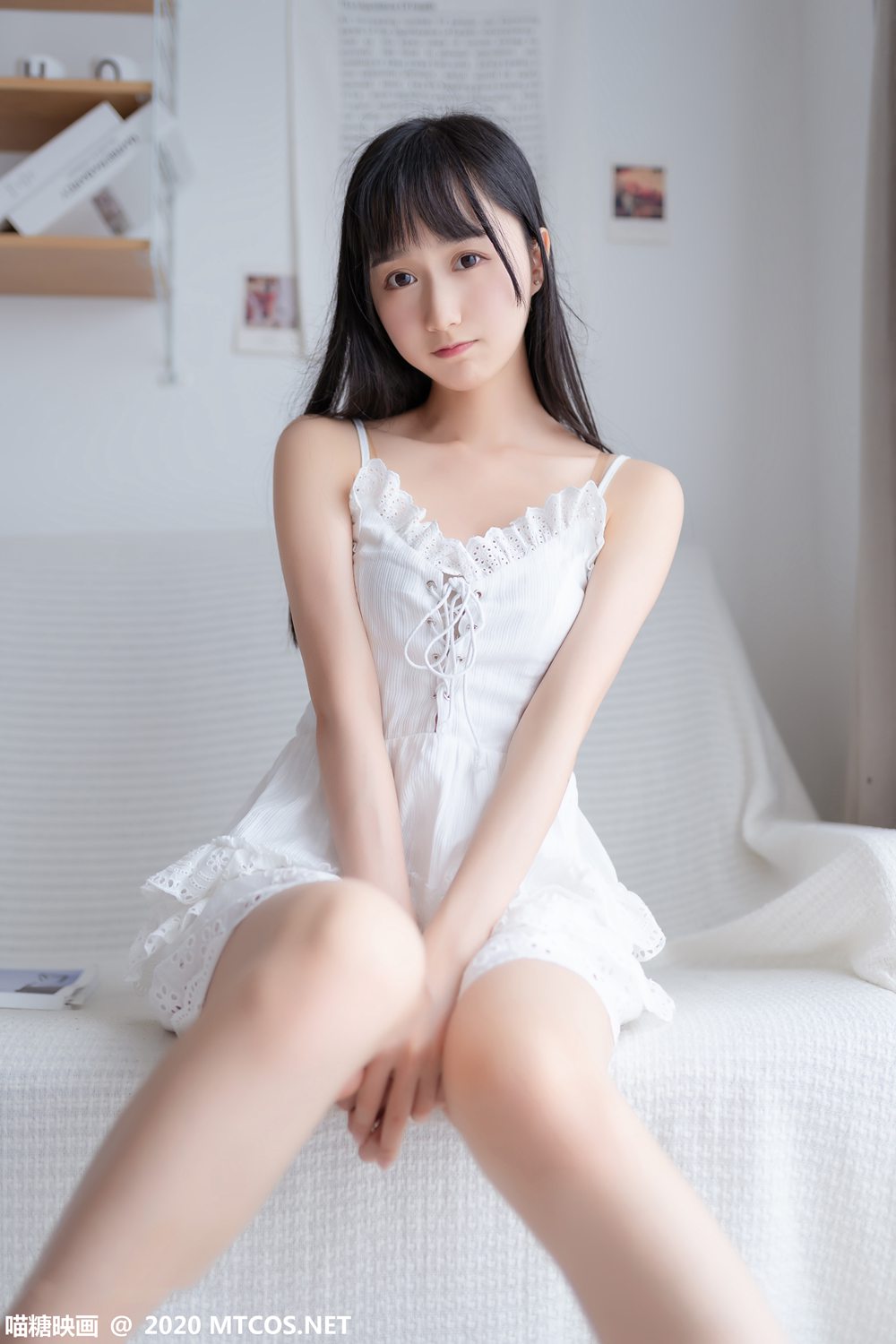 图片[23]-[喵糖映画] VOL.187 白裙少女 在线浏览 – 速更版-美库