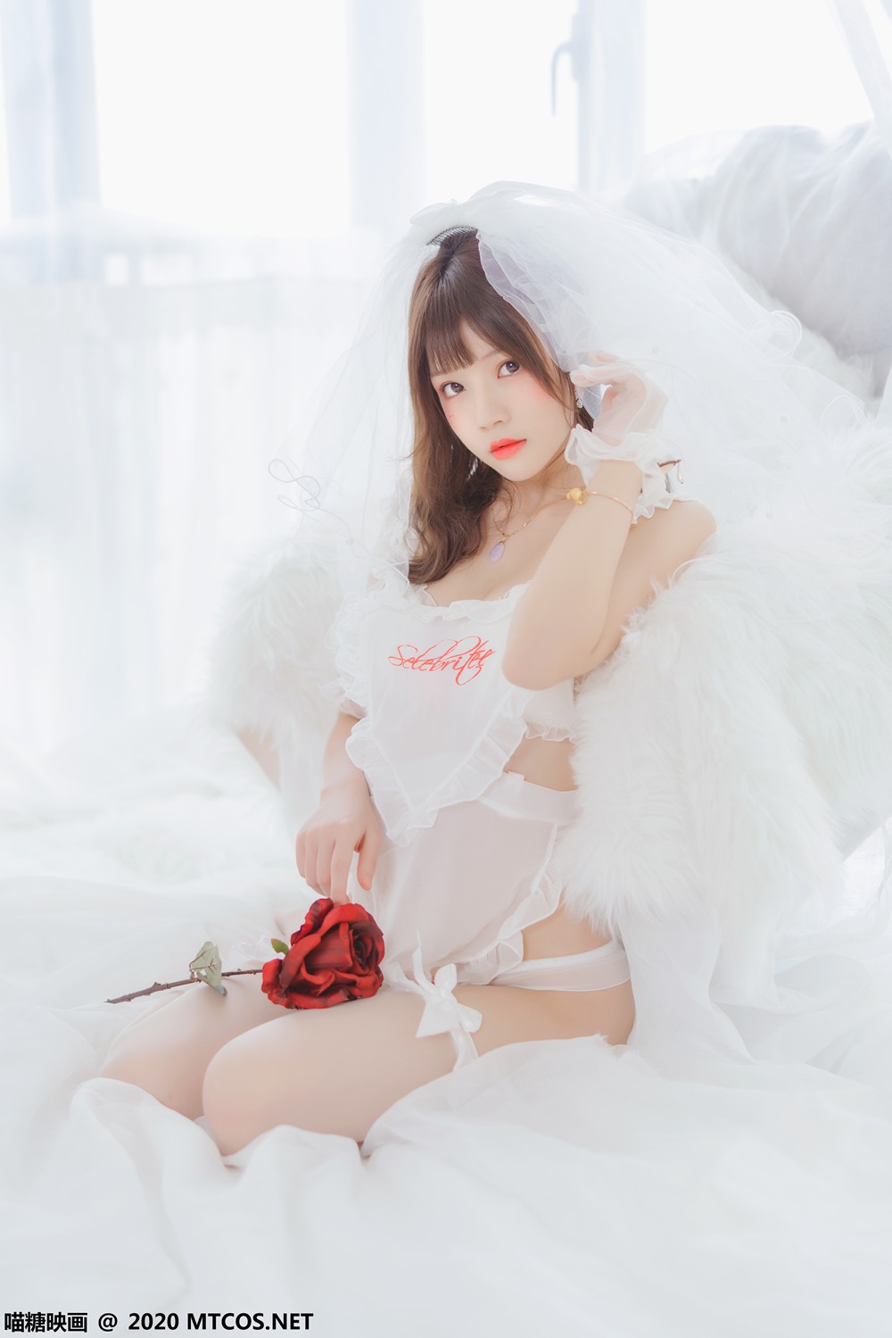 图片[27]-[喵糖映画] VOL.186 纯白轻纱 在线浏览 – 速更版-美库