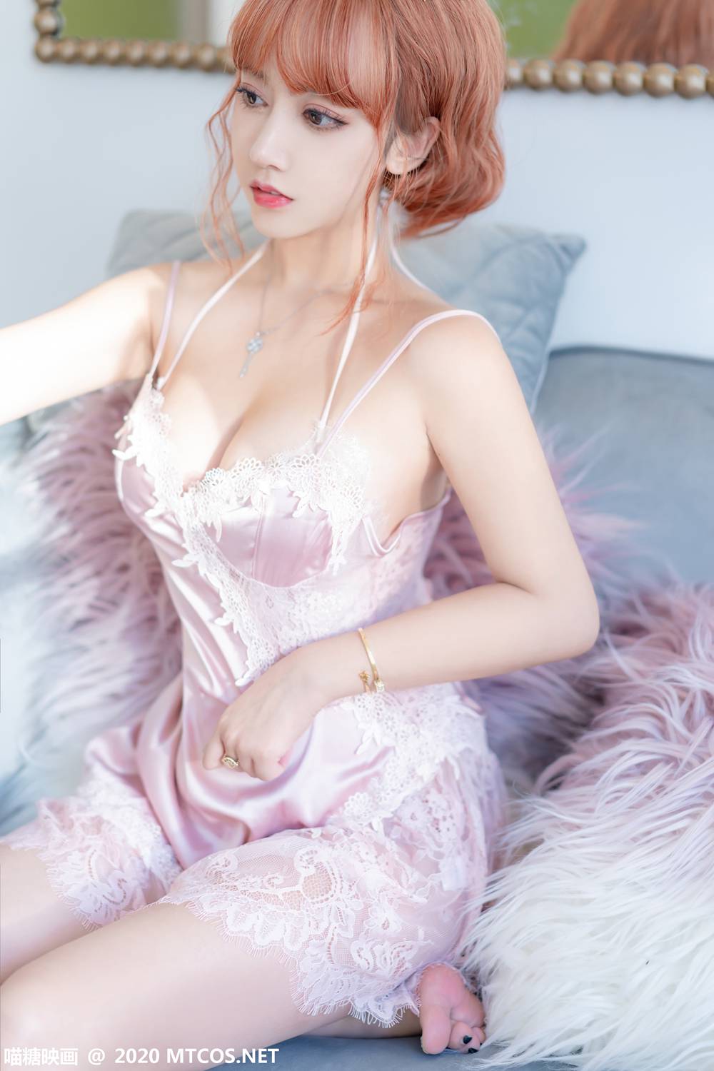 图片[29]-[喵糖映画] VOL.198 粉色睡裙 在线浏览 – 速更版-美库