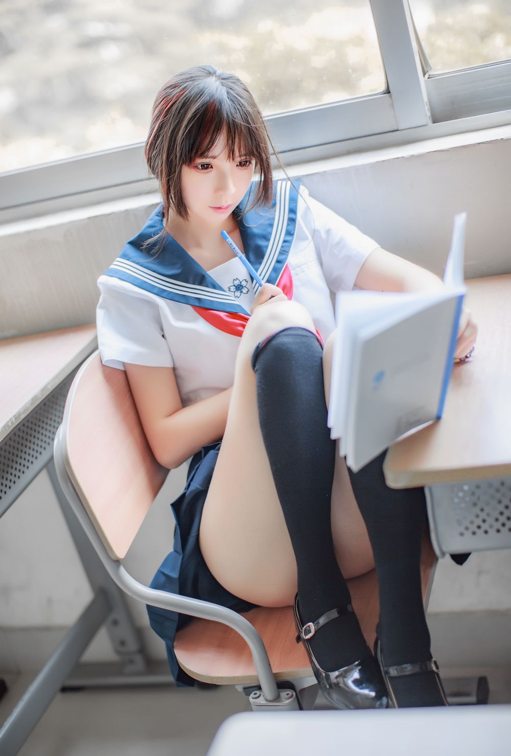 图片[37]-网红Coser@疯猫ss 同桌的水手服 在线浏览 – 速更版-美库
