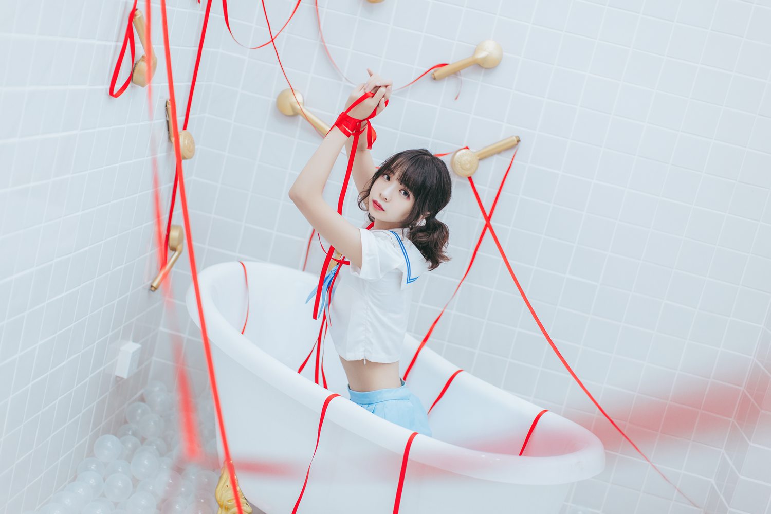 图片[15]-网红Coser@疯猫ss 浴室JK 在线浏览 – 速更版-美库