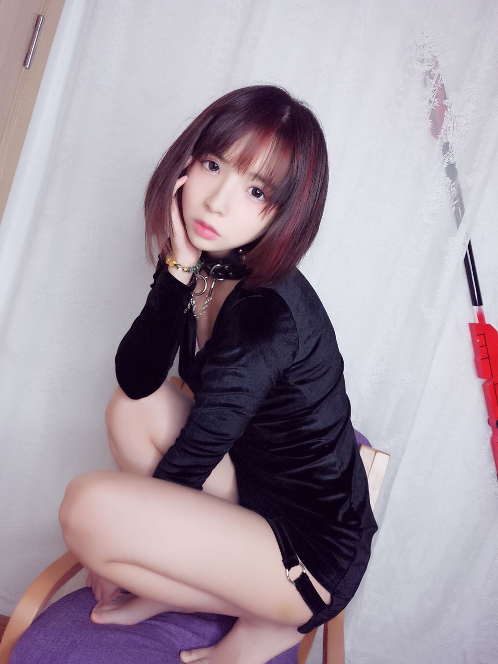 图片[19]-网红Coser@疯猫ss 黑色紧身衣 在线浏览 – 速更版-美库