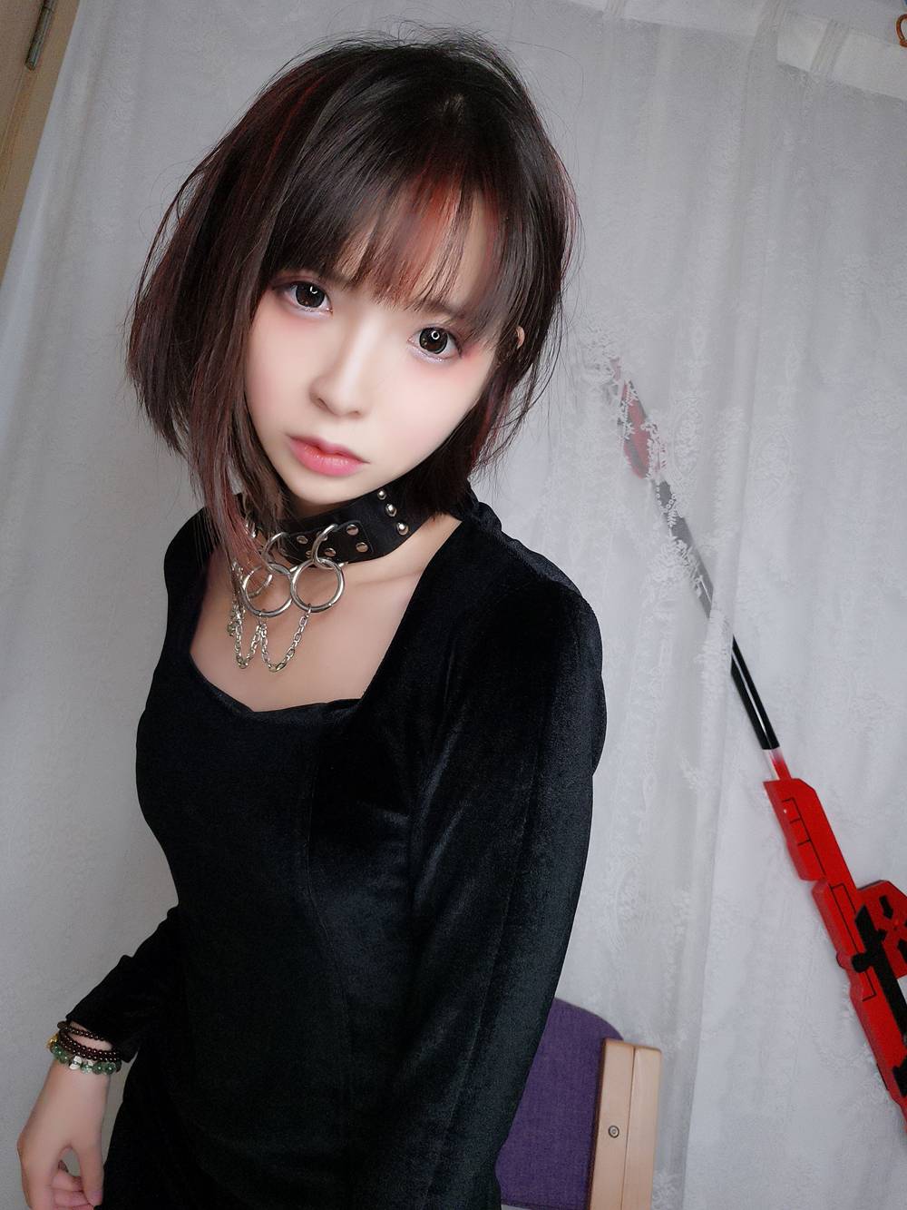 图片[20]-网红Coser@疯猫ss 黑色紧身衣 在线浏览 – 速更版-美库