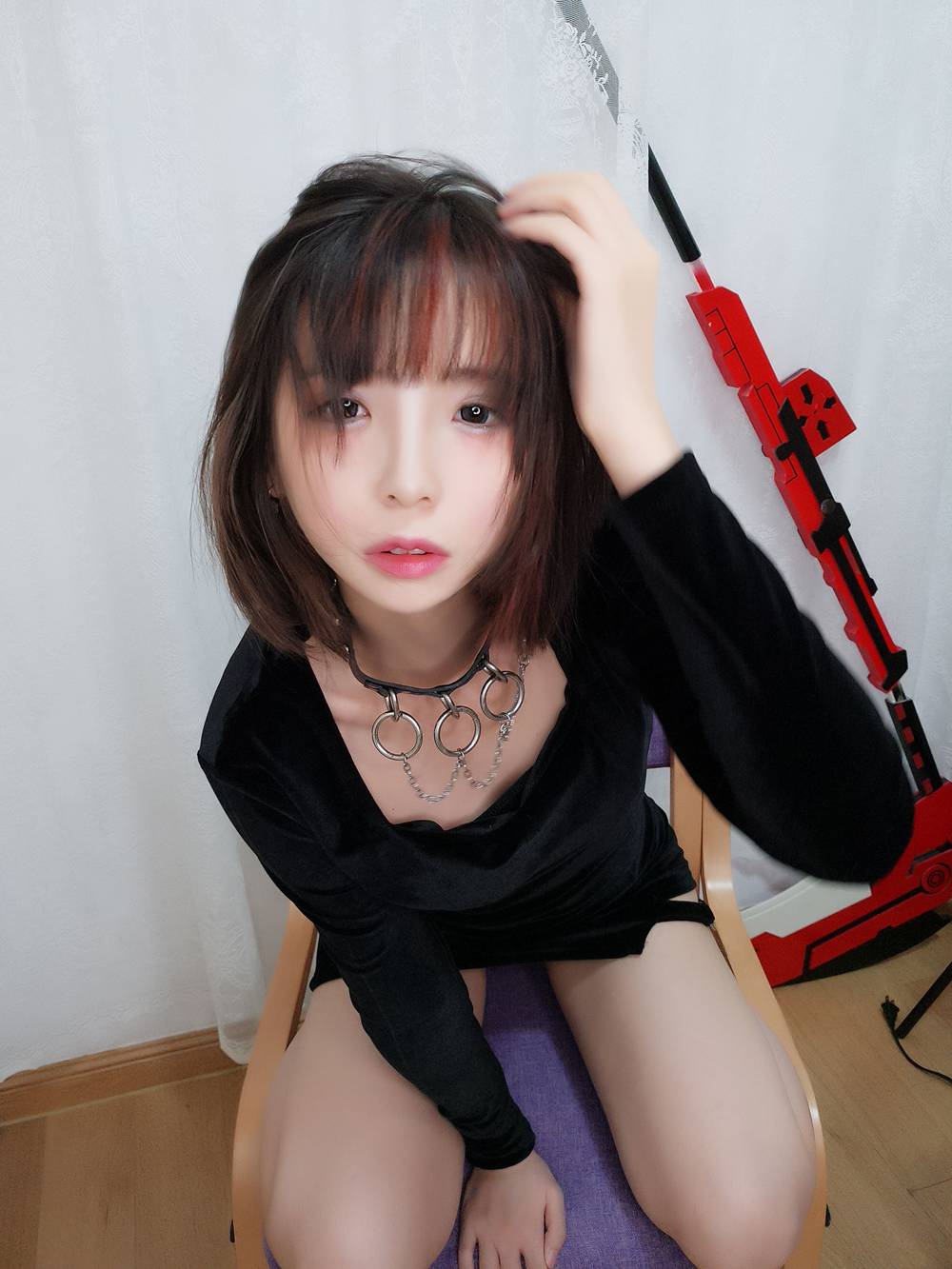 图片[21]-网红Coser@疯猫ss 黑色紧身衣 在线浏览 – 速更版-美库