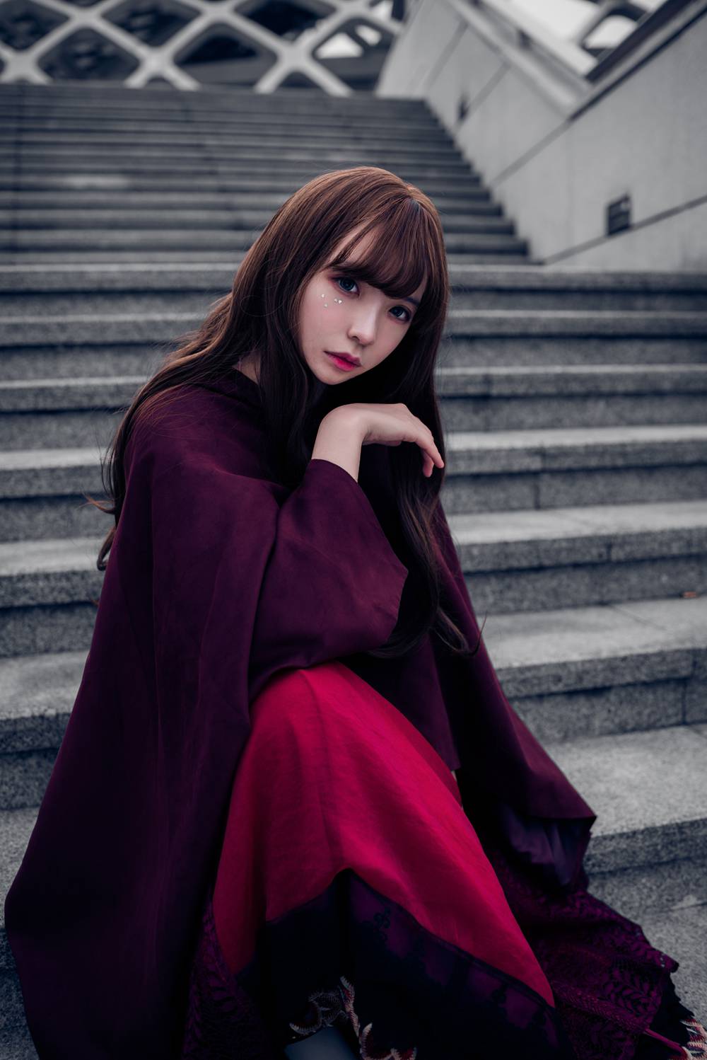 图片[12]-网红Coser@疯猫ss 红色披风 在线浏览 – 速更版-美库