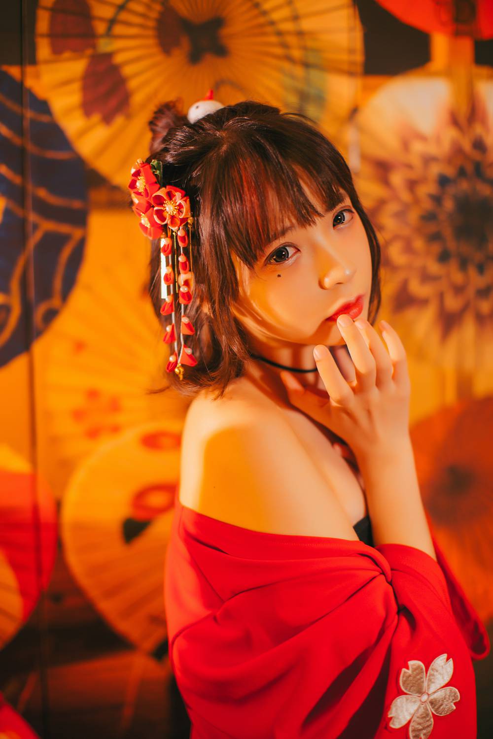 图片[14]-网红Coser@疯猫ss 红色羽衣 在线浏览 – 速更版-美库