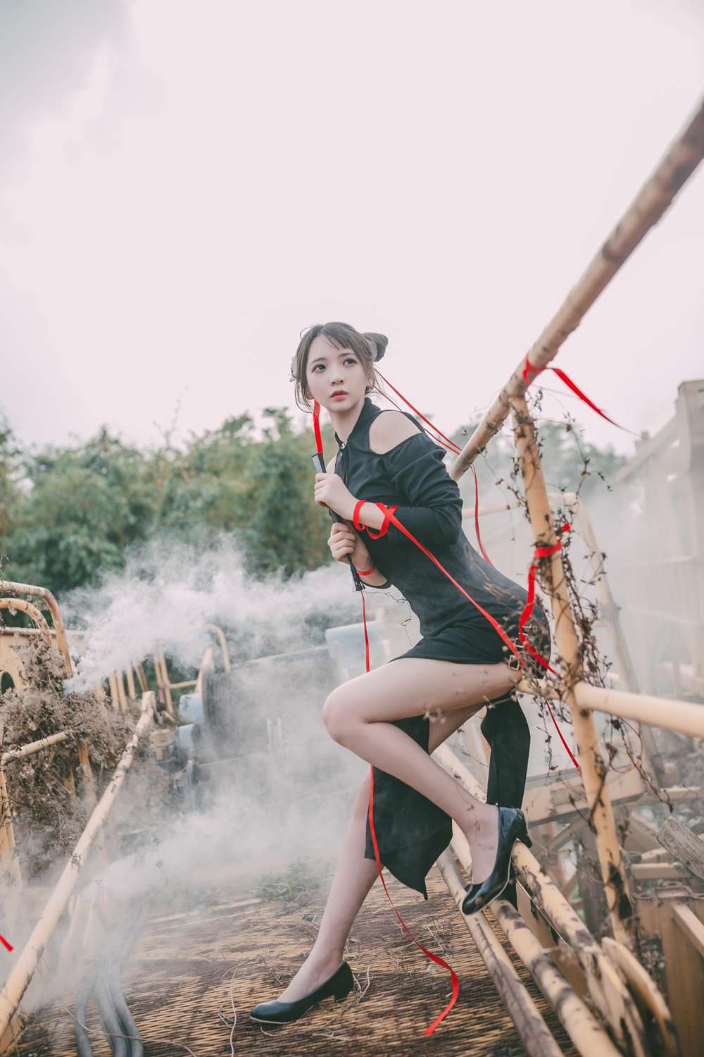图片[2]-网红Coser@疯猫ss 旗袍 在线浏览-翎羽暗房