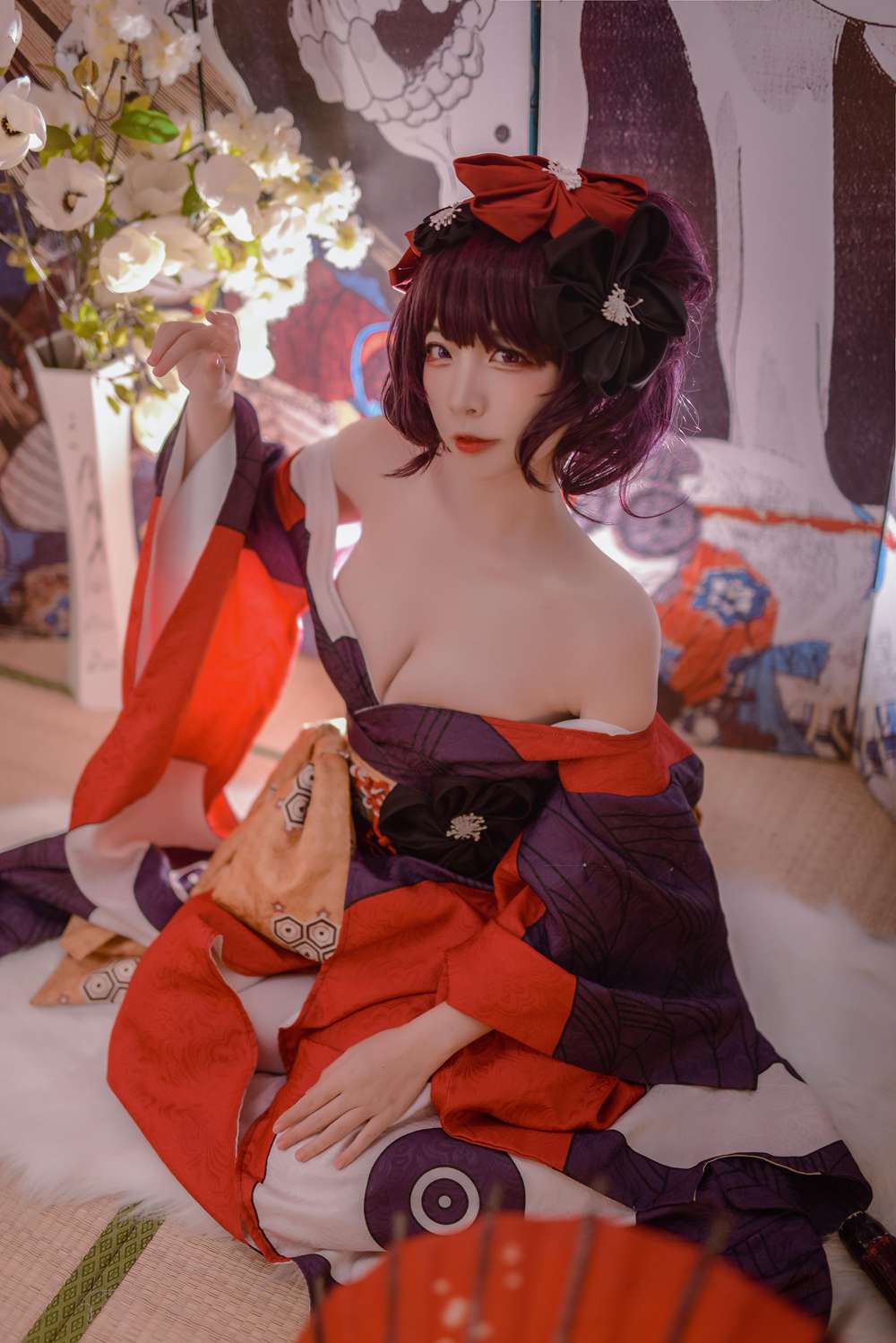 图片[11]-网红Coser@二佐Nisa Fate葛饰北斋 在线浏览 – 速更版-美库