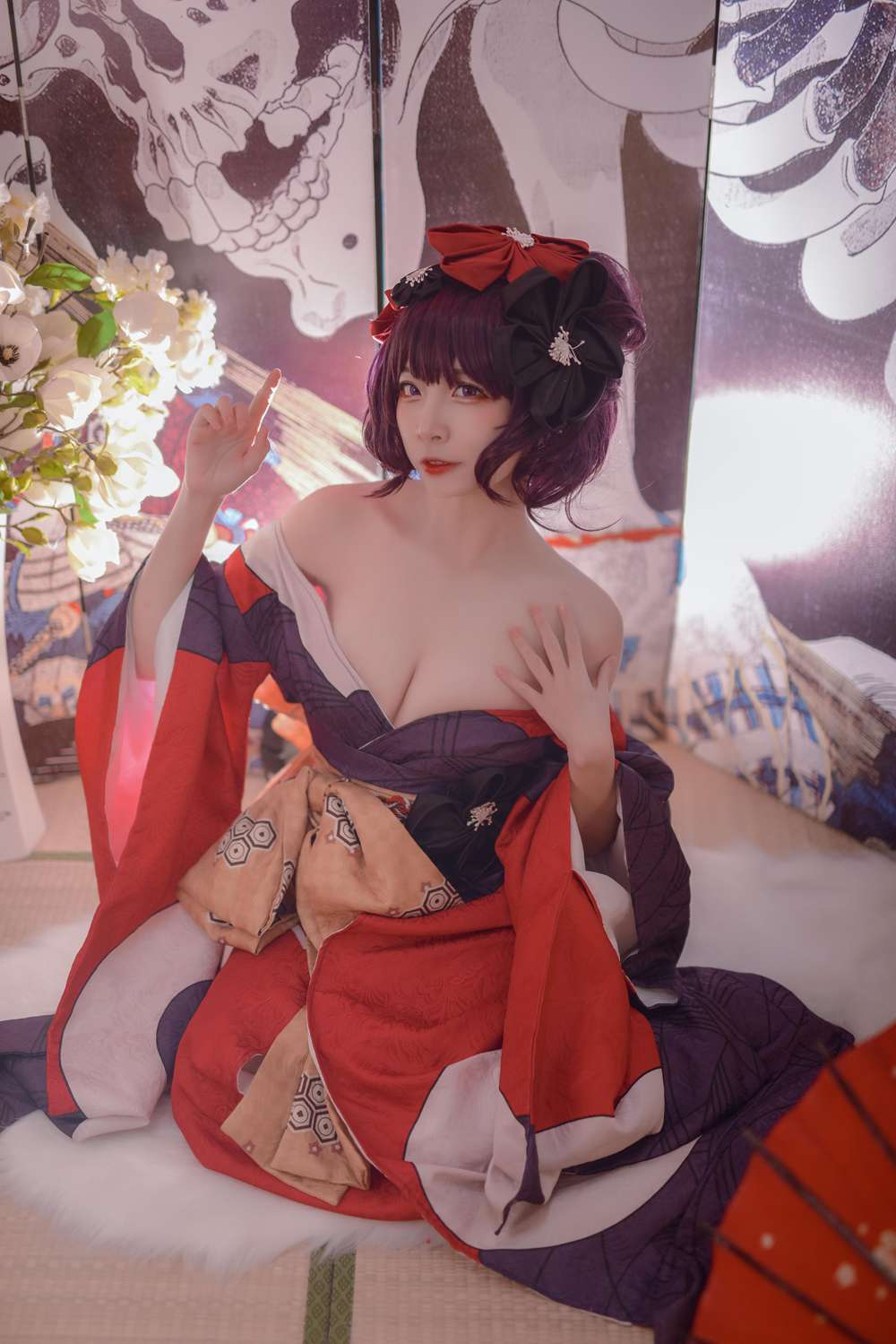 图片[12]-网红Coser@二佐Nisa Fate葛饰北斋 在线浏览 – 速更版-美库