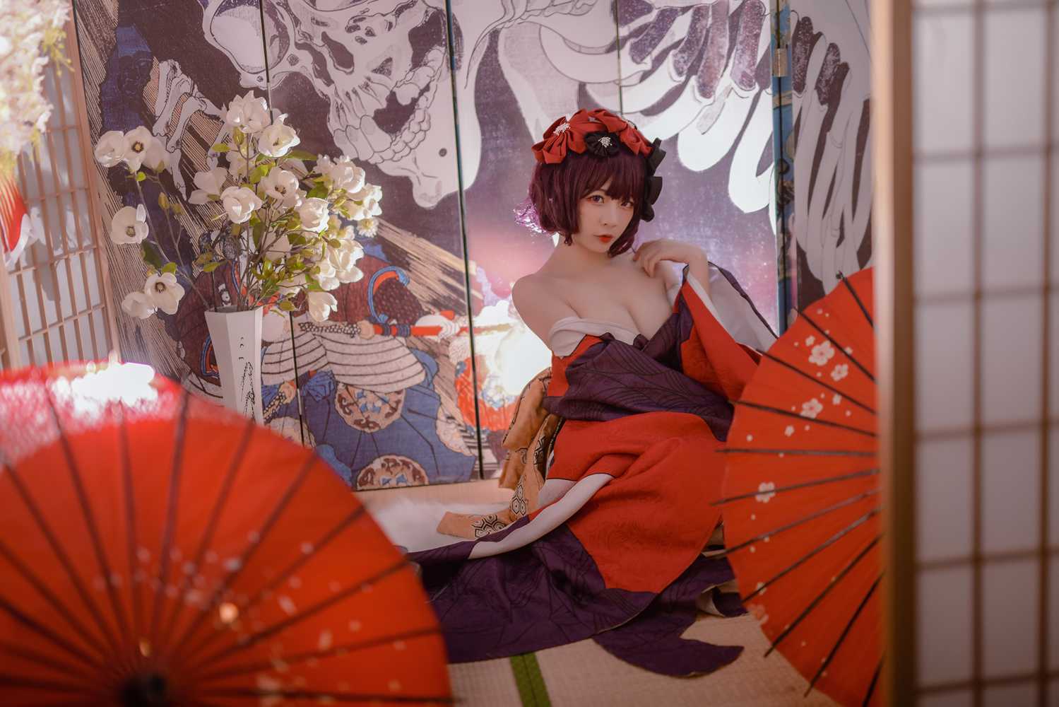 图片[14]-网红Coser@二佐Nisa Fate葛饰北斋 在线浏览 – 速更版-美库