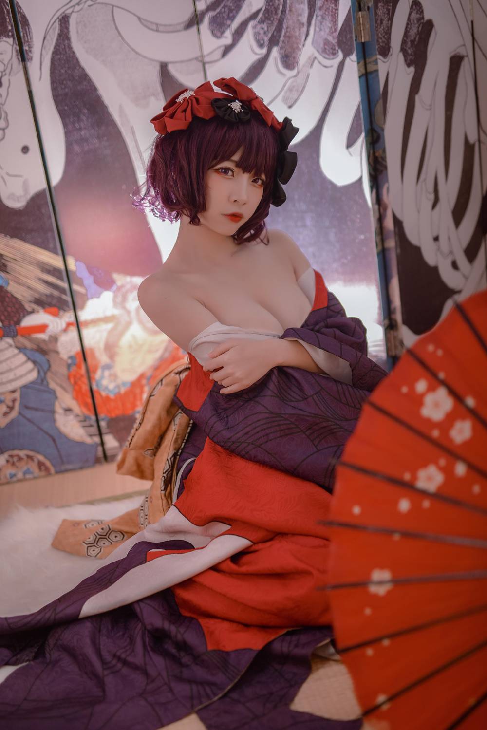 图片[15]-网红Coser@二佐Nisa Fate葛饰北斋 在线浏览 – 速更版-美库