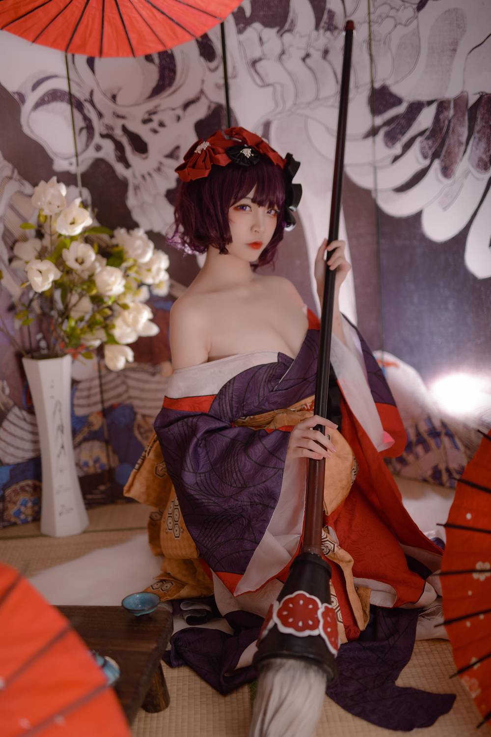 图片[16]-网红Coser@二佐Nisa Fate葛饰北斋 在线浏览 – 速更版-美库