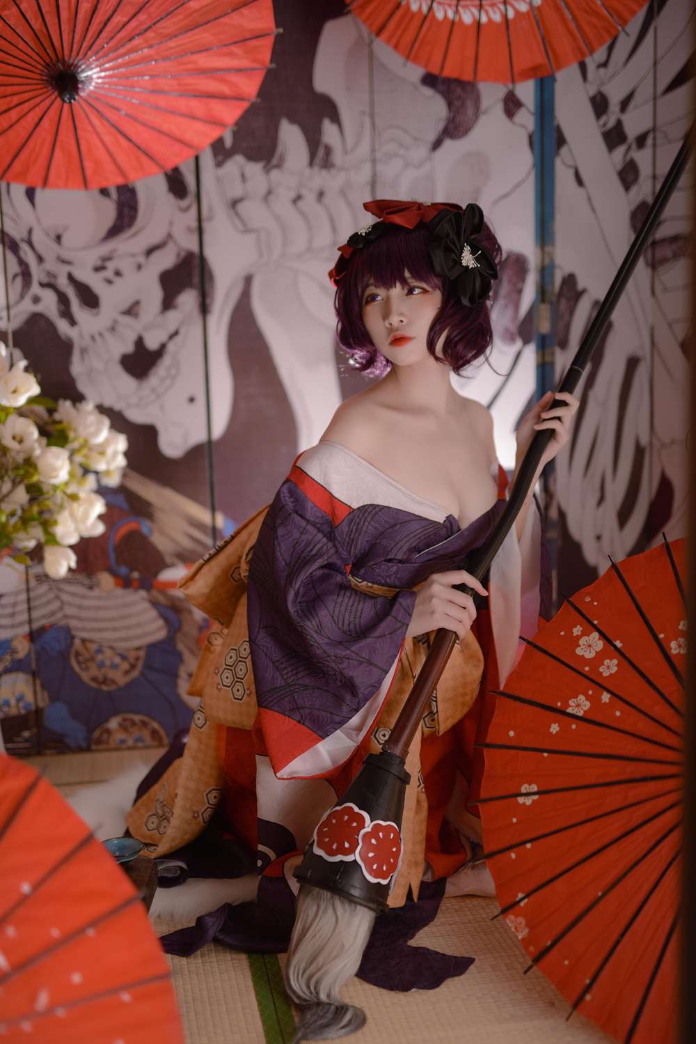 图片[17]-网红Coser@二佐Nisa Fate葛饰北斋 在线浏览 – 速更版-美库