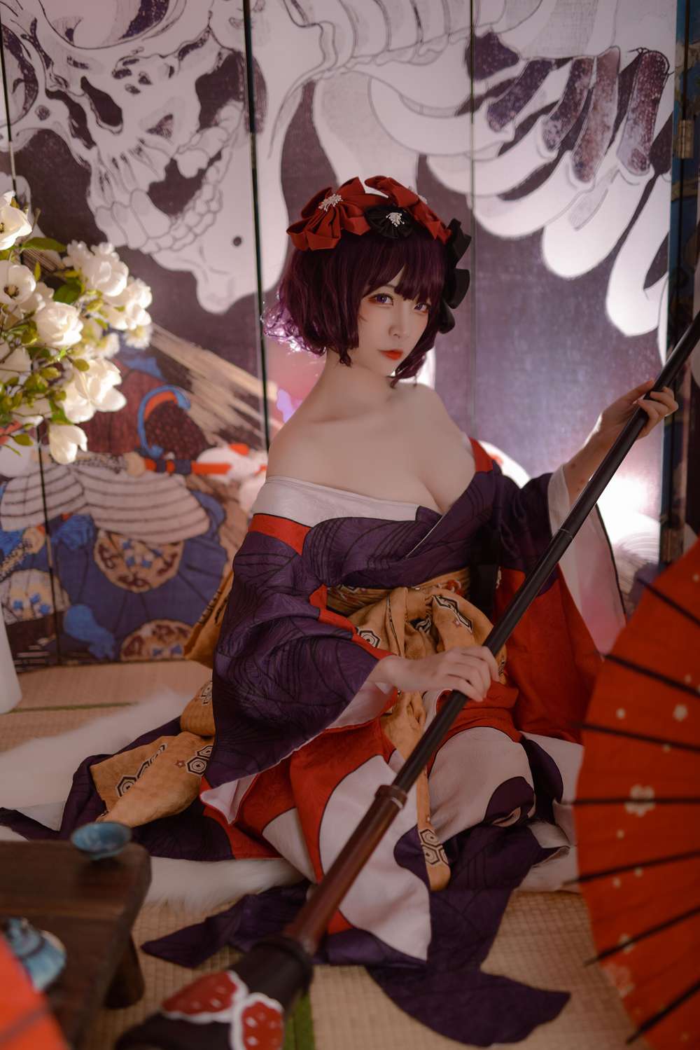 图片[18]-网红Coser@二佐Nisa Fate葛饰北斋 在线浏览 – 速更版-美库