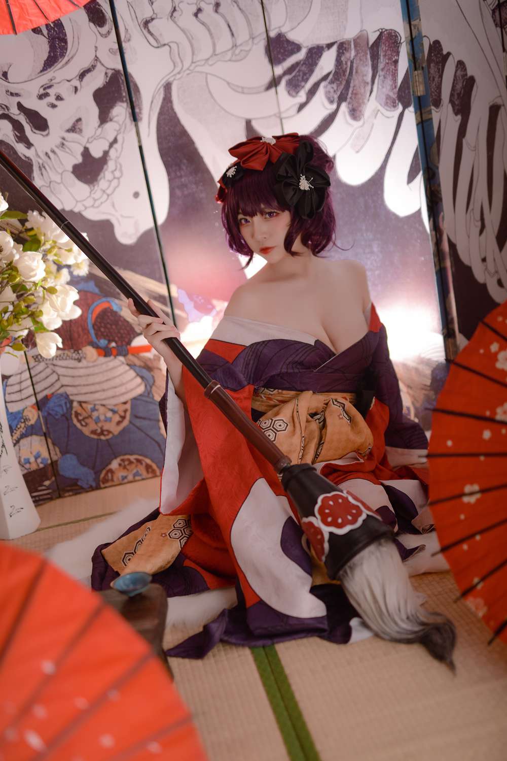 图片[19]-网红Coser@二佐Nisa Fate葛饰北斋 在线浏览 – 速更版-美库