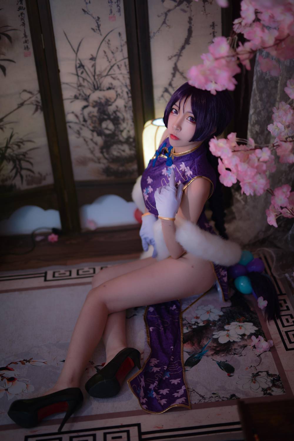 图片[18]-网红Coser@二佐Nisa Fate奶光旗袍 在线浏览 – 速更版-美库